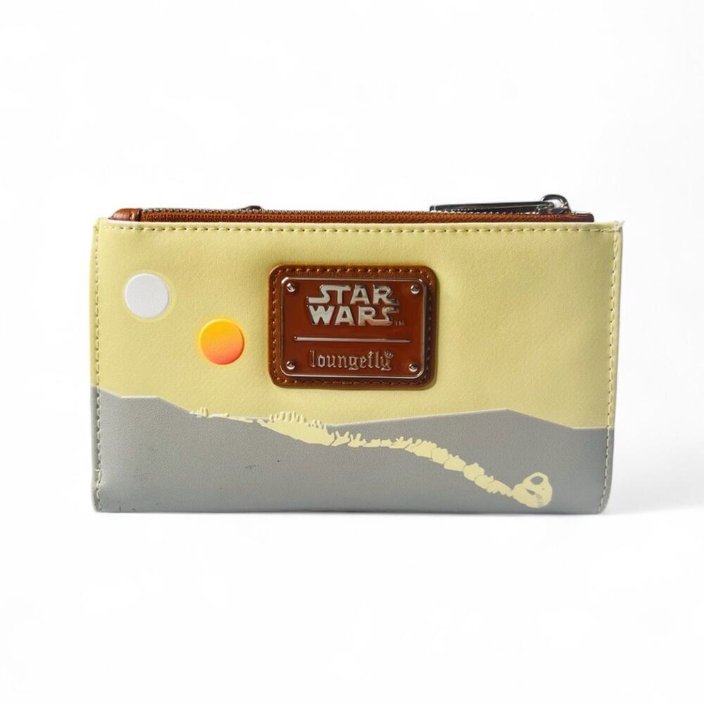 Loungefly Star Wars SDCC Tusken Raider Bantha Wallet Tatooine Desert Snap Zip